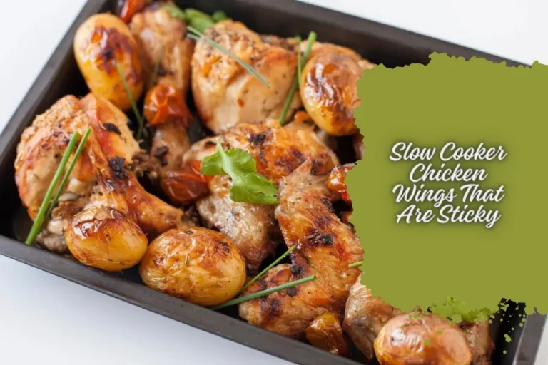 Slow Cooker Chicken Wings That Are Sticky